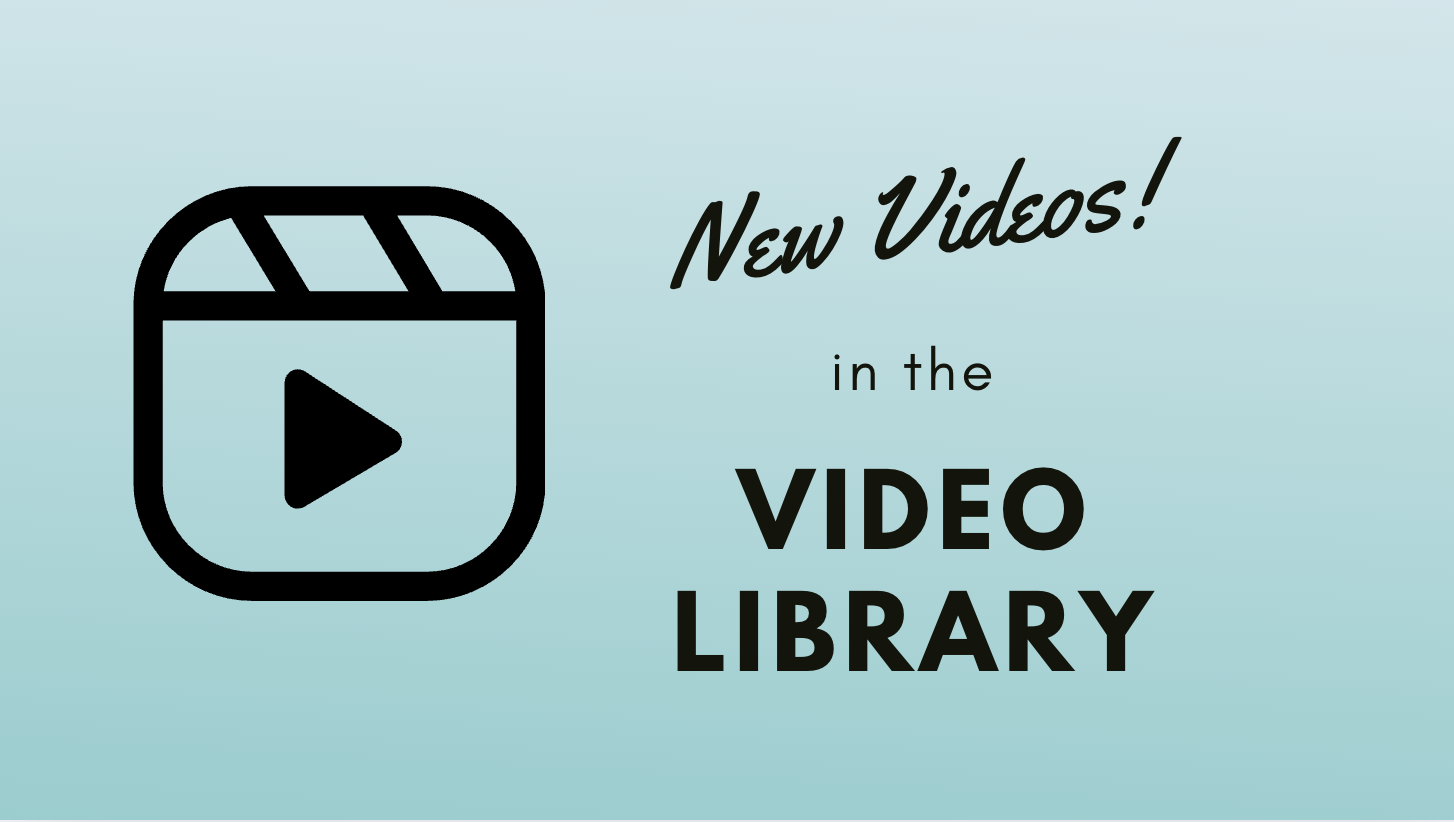 new videos in the video library