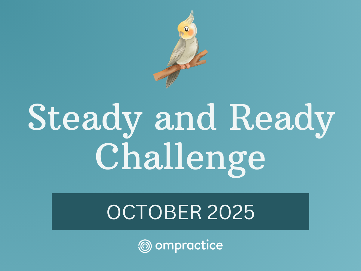 Steady and Ready Challenge with a bird on a stick