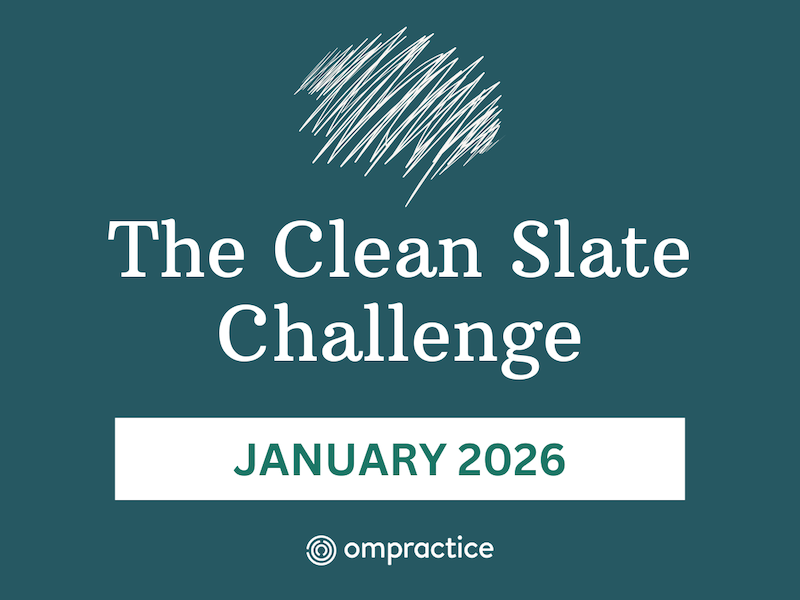 Promotional image for The 2026 Clean Slate Challenge
