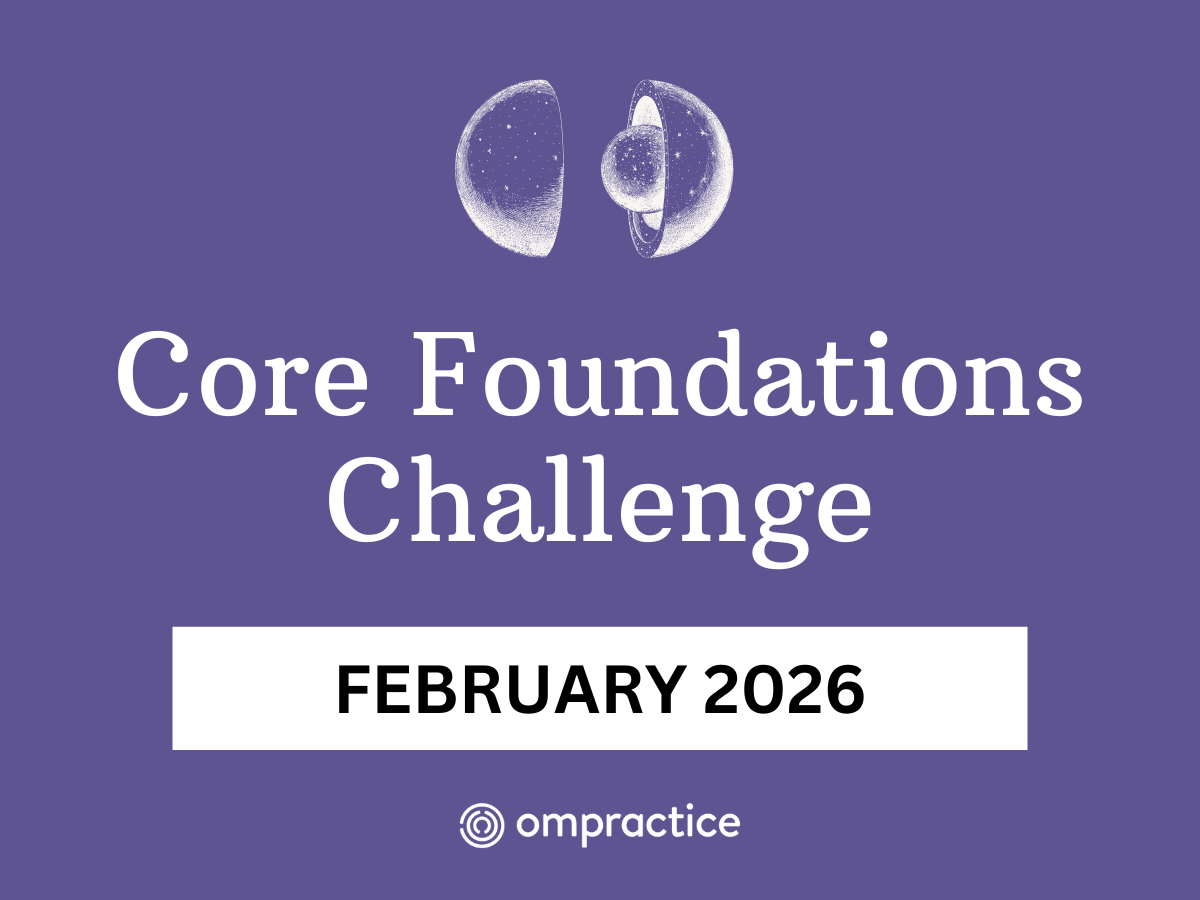 Promotional image for The Core Foundations Challenge