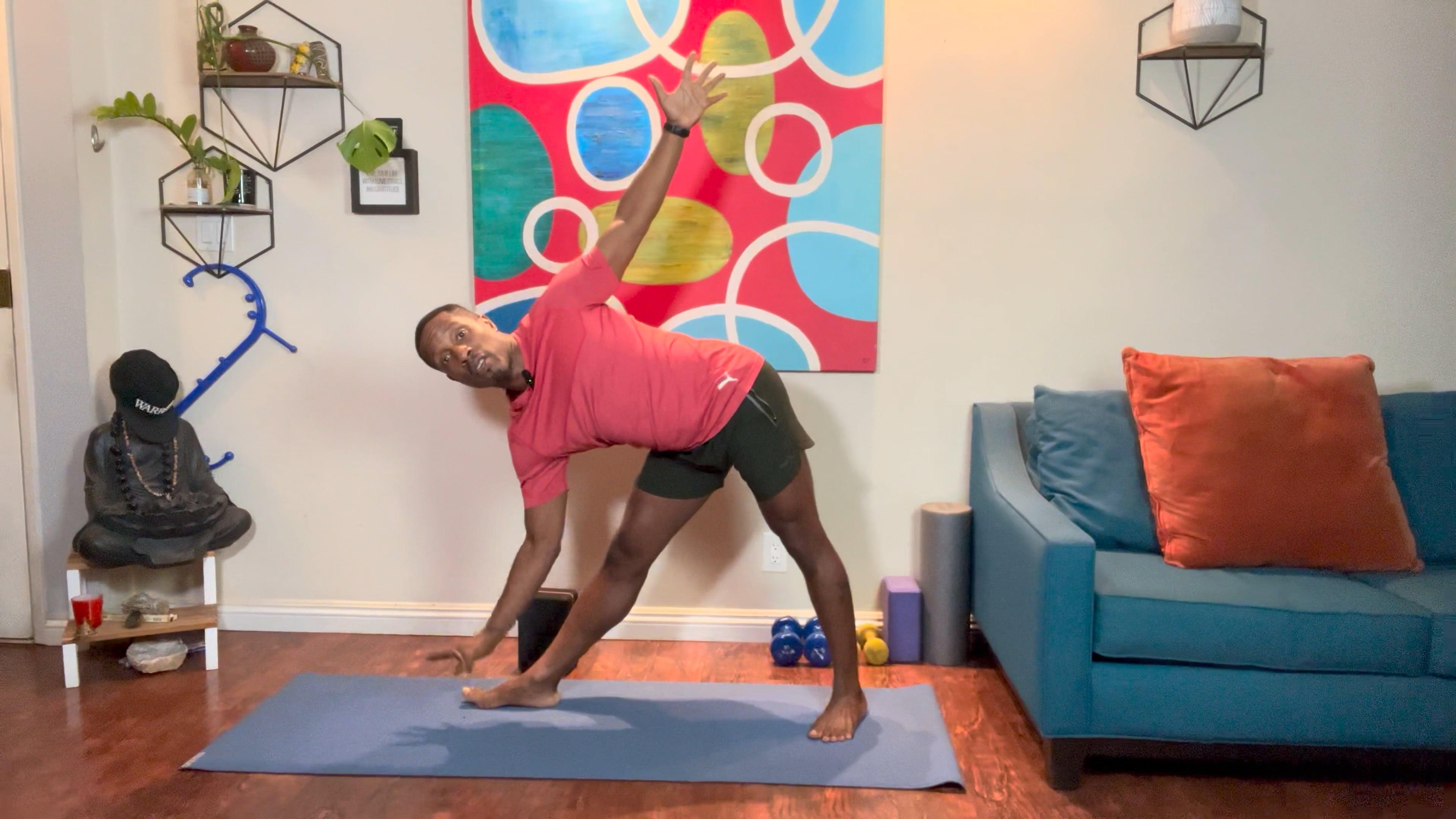 Ompractice Pose Library Triangle Pose