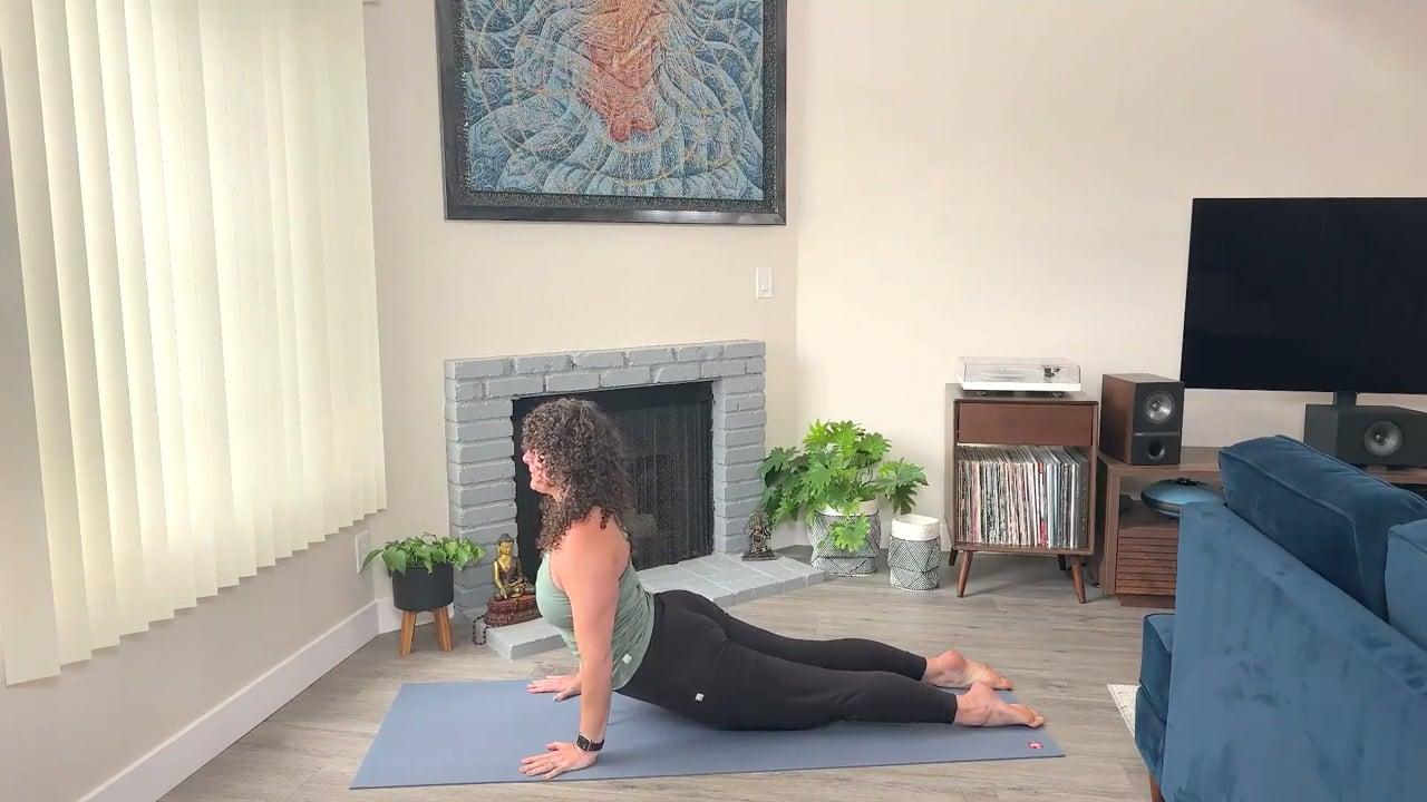Ompractice pose library upward facing dog