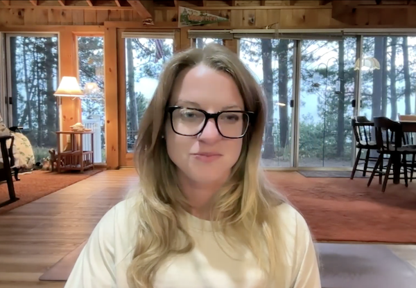 Ompractice Teacher Dannika Ross seated