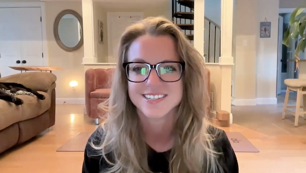 Ompractice teacher dannika ross seated