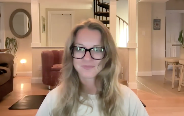 Ompractice teacher dannika ross seated