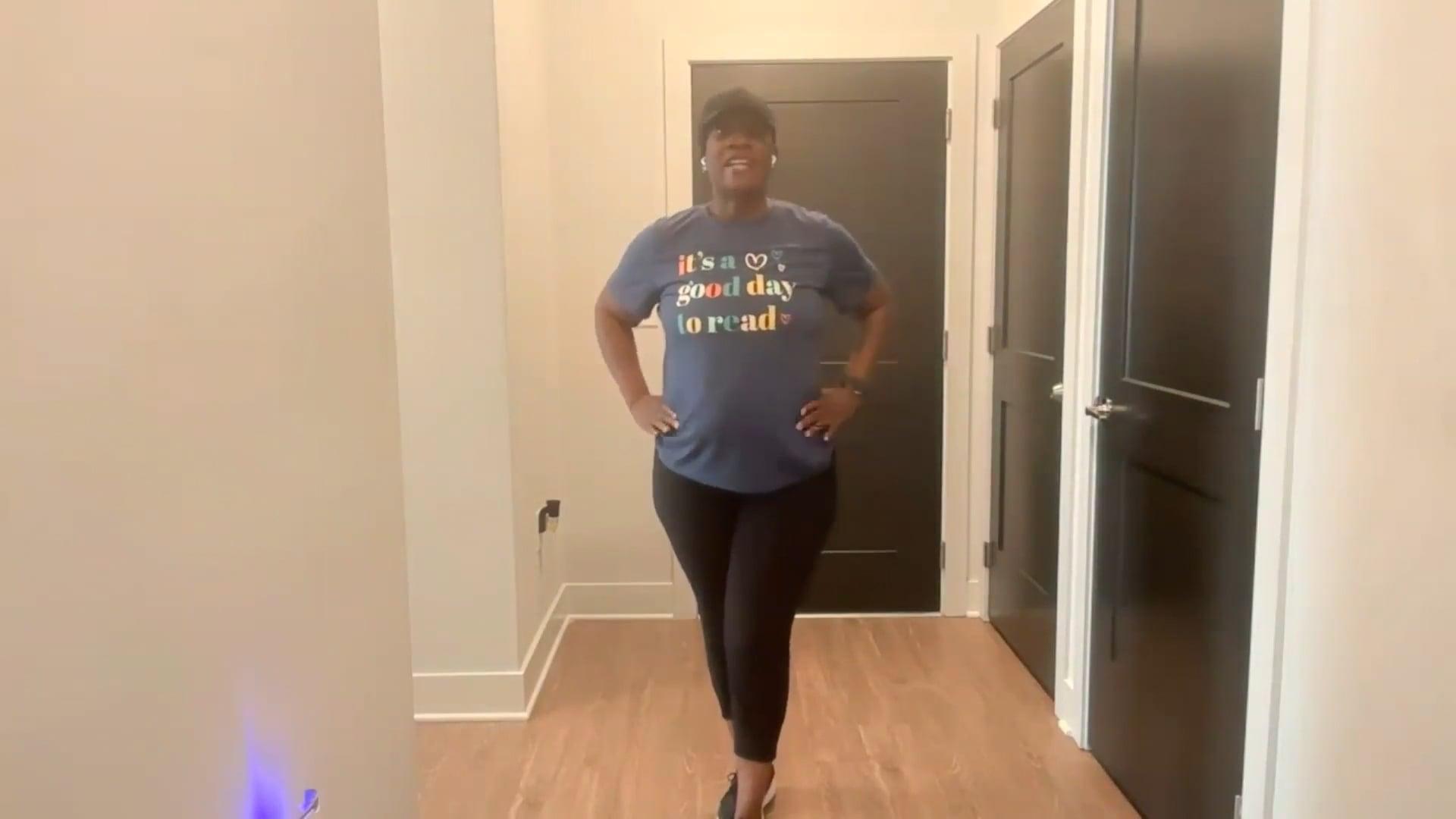 Ompractice teacher Tasha Edwards standing