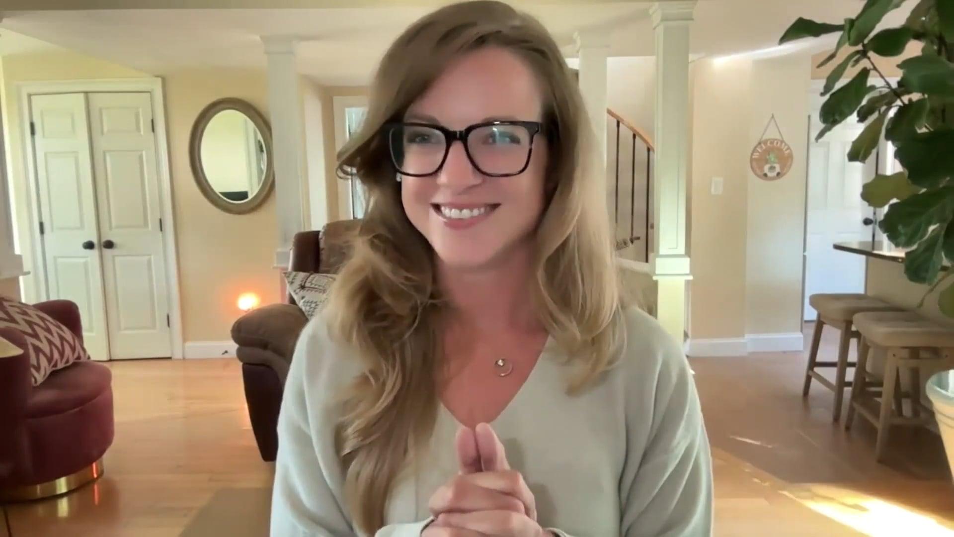 Ompractice teacher Dannika Ross sitting
