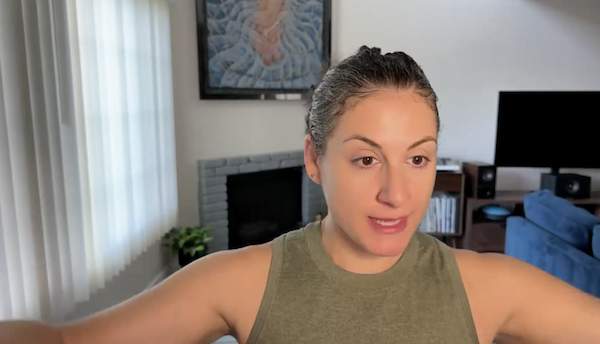 Ompractice teacher niki saccareccia teaching seated